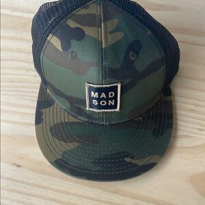 Madison Green Camo Trucker Hat